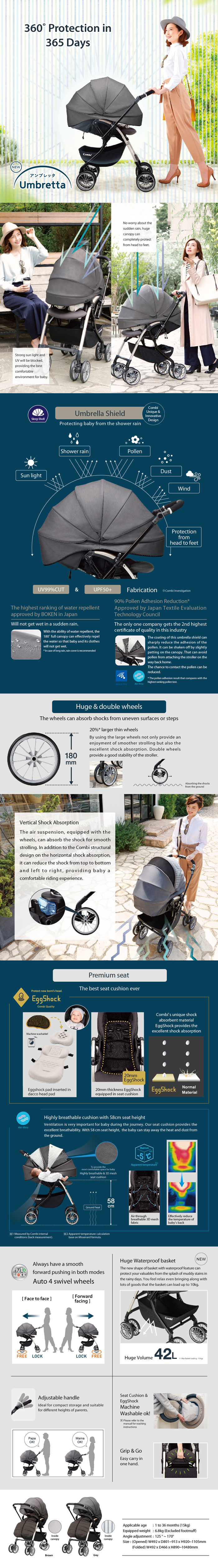 combi double umbrella stroller